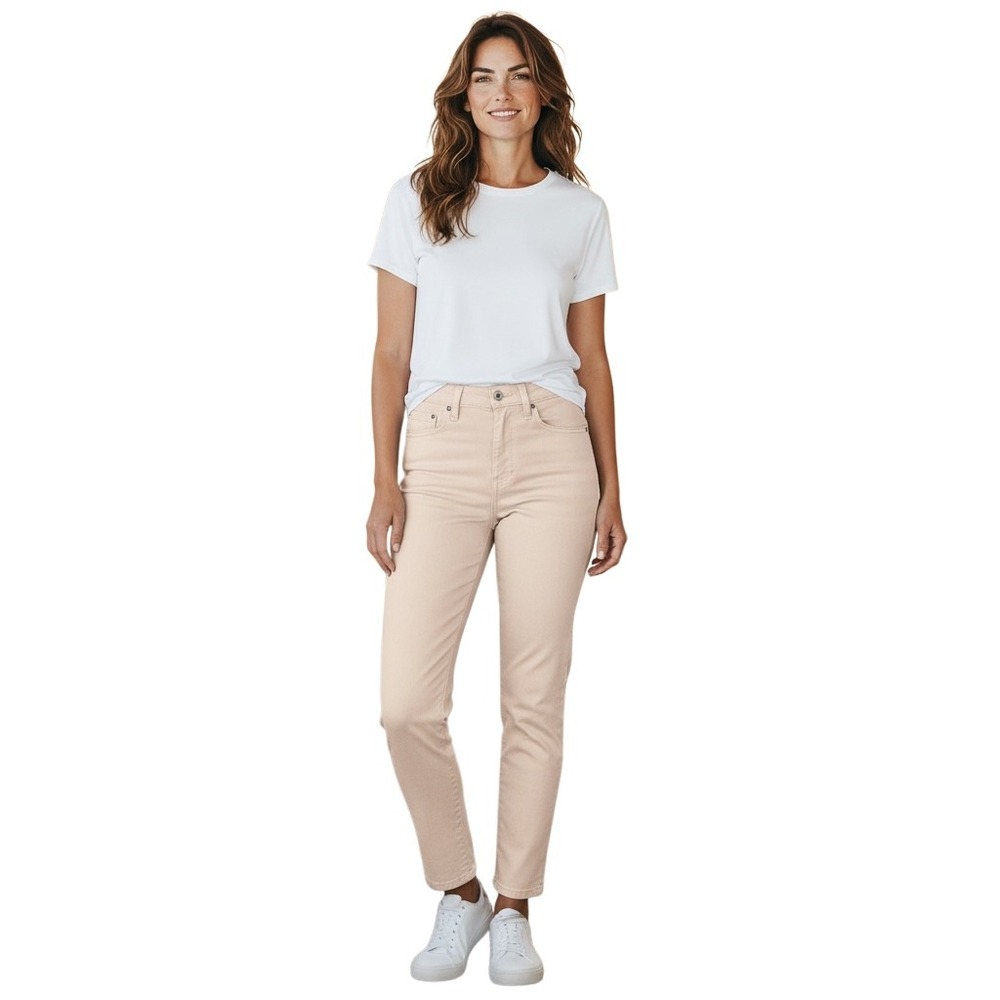 rag bone JEAN Skinny Blush Pink‎ Denim Pants Straight Leg Size 28